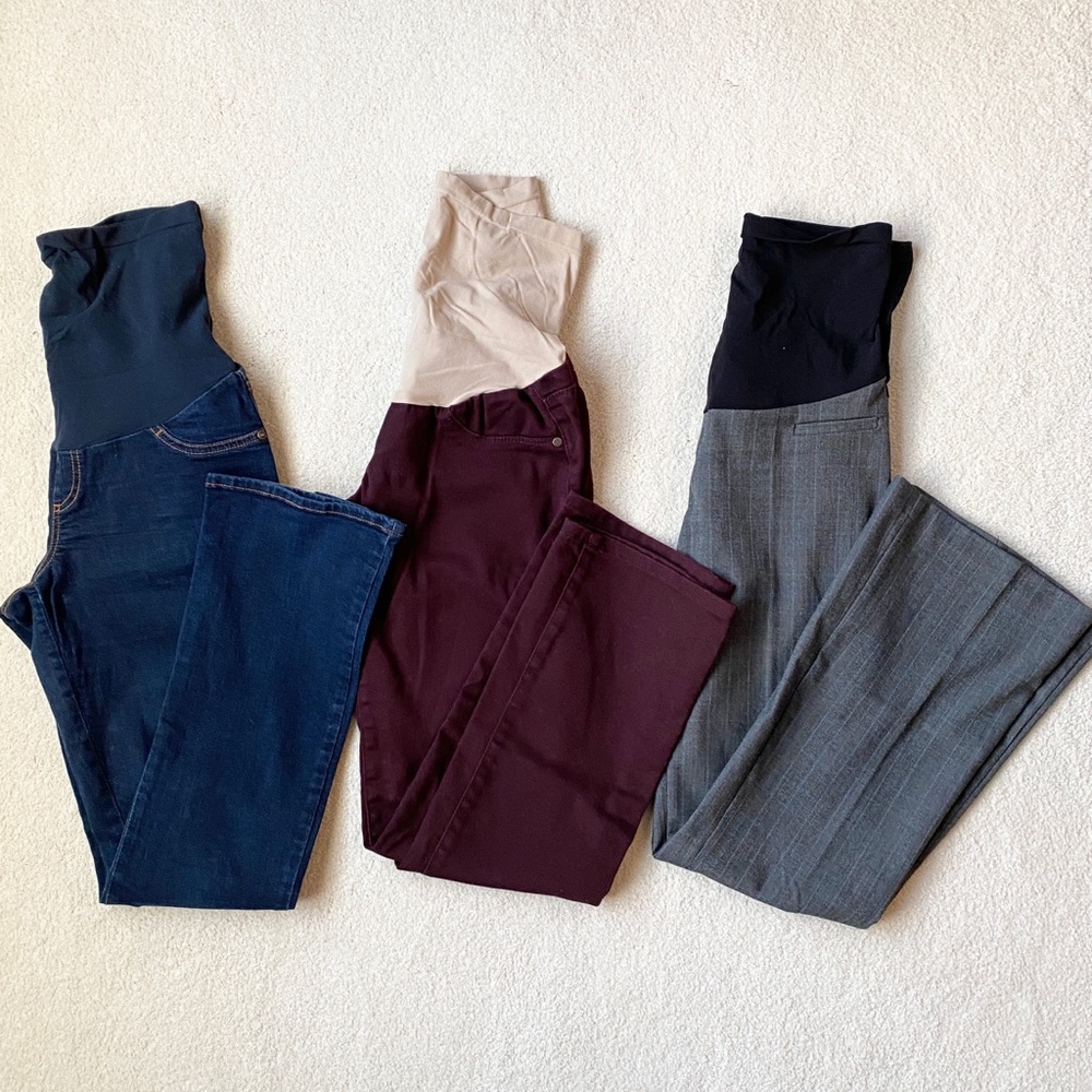 Three Pairs Maternity Pants